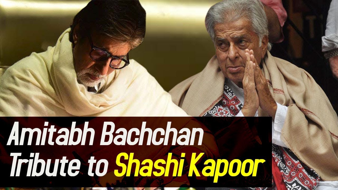 Amitabh Bachchan's heartfelt TRIBUTE to Late Shashi Kapoor