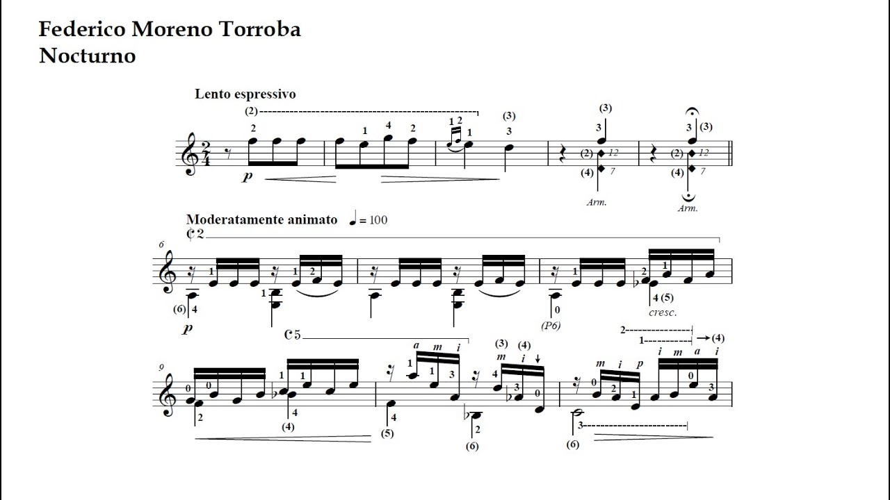 F. M. Torroba. Nocturno