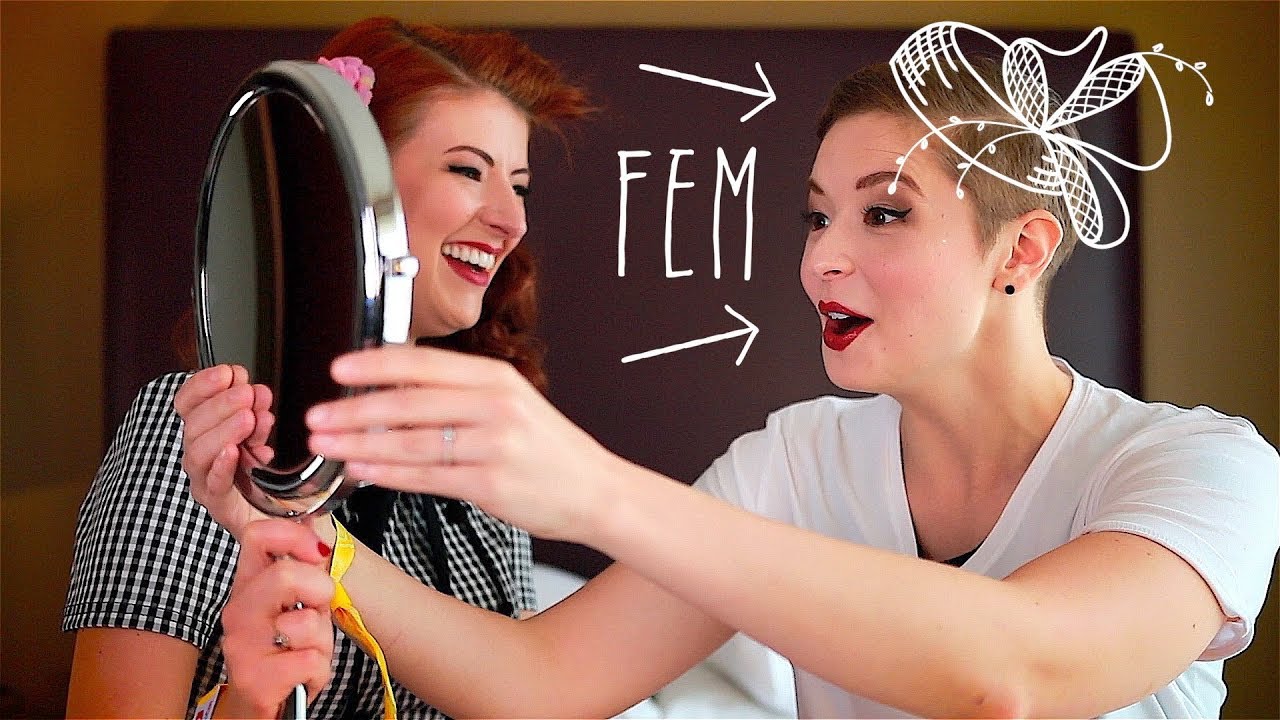 turning me vintage and feminine.
