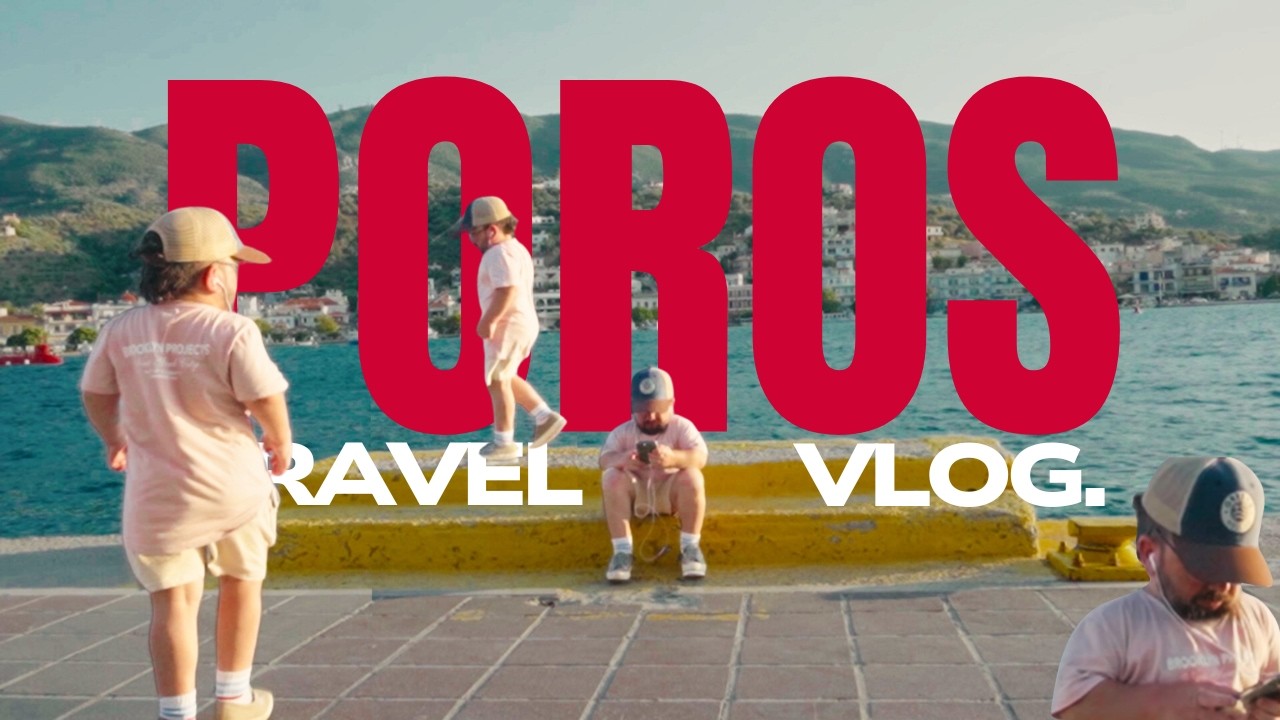 From Mega Yachts to Tiny Tavernas | Exploring Poros Town as a Little Person | Sony ZV-E10