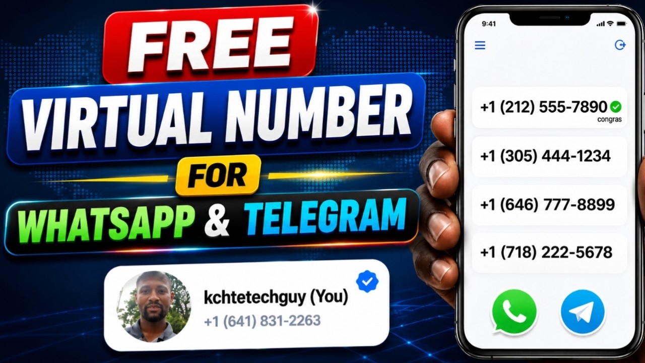 Учебник по Get Code: бесплатный виртуальный номер для WhatsApp и Telegram (2026) / Как получить б...