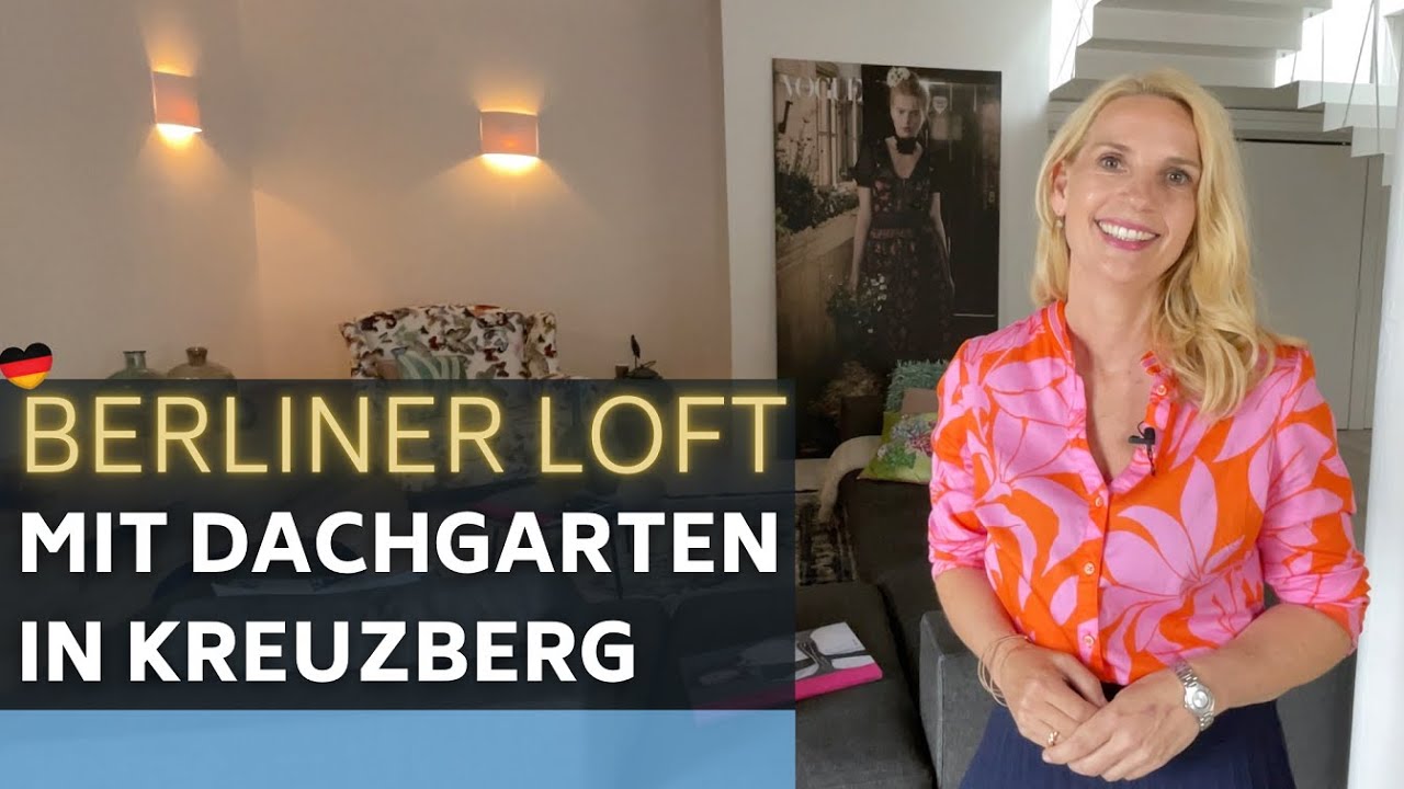 Home Staging in Berliner Loft-Wohnung mit Dachgarten in Kreuzberg