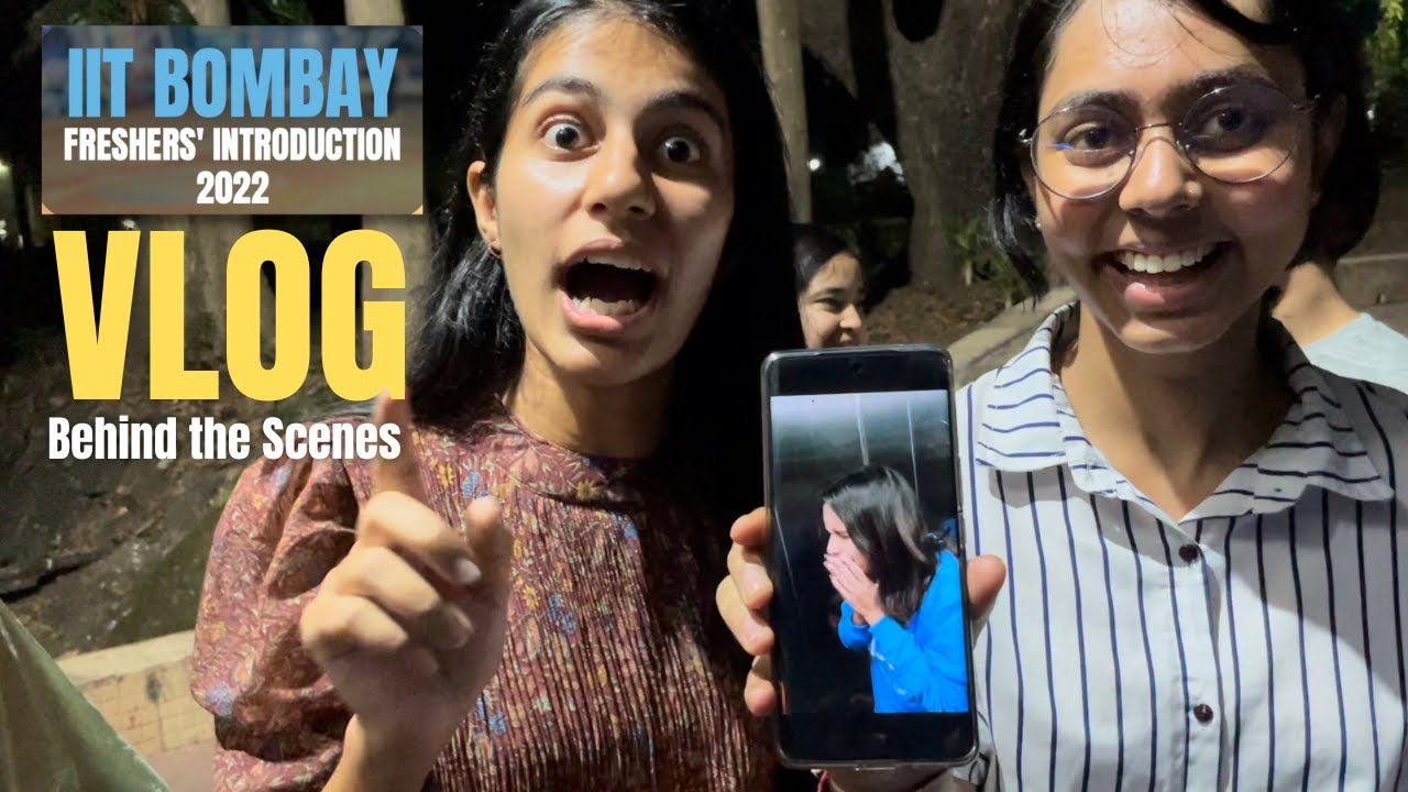 Behind The Scenes VLOG 😂 of IIT Bombay Freshers Shoot!