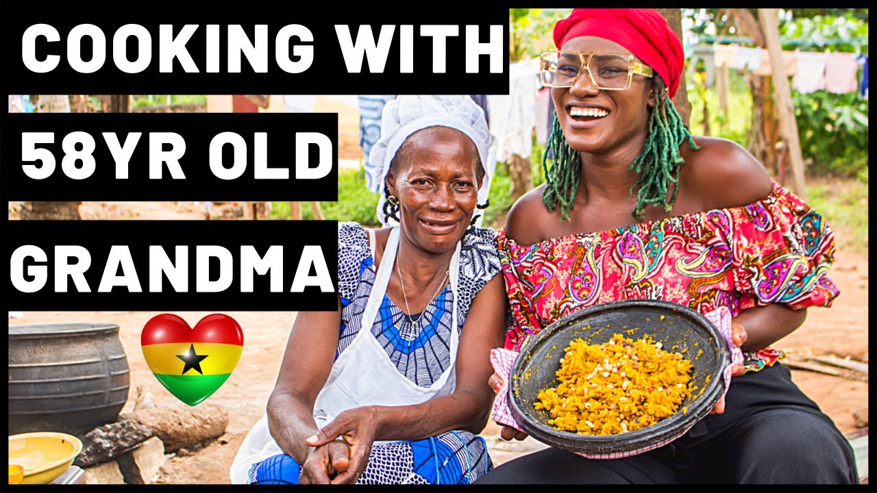 58 YR OLD MOM COOKS A VERY TRADITIONAL GHANAIAN DISH/Eastern delicacy/Life in Ghana/Living in Ghana
