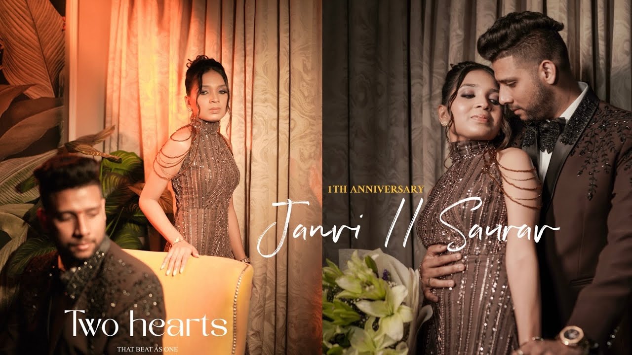 Saurav & Janvi Wed Anniversary Video || The Filmy Vibes By Saggy Patil ||