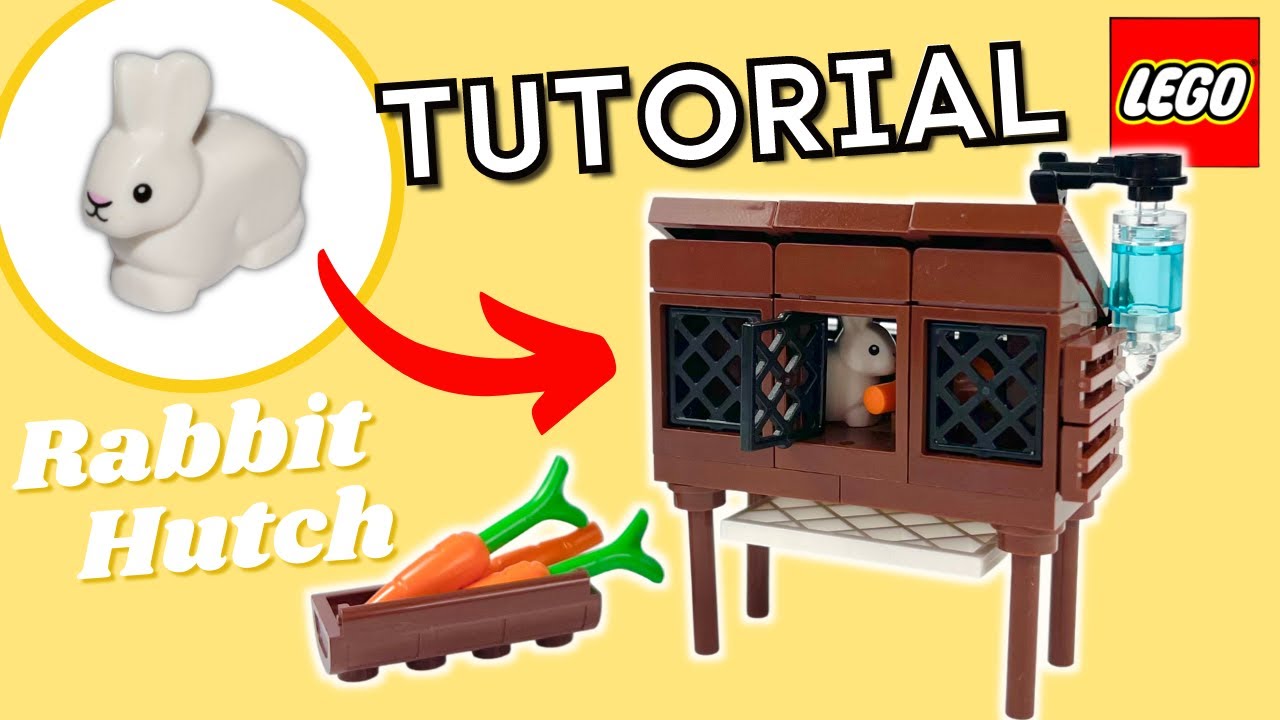 Realistic LEGO Rabbit Hutch Build! Tutorial