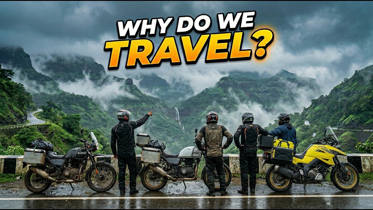 Four Riders, One Question : Why do we Travel?