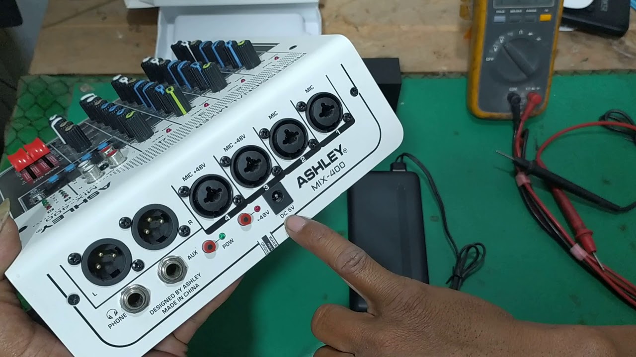 unboxing power bank foomee untuk catu daya mixer mix 400