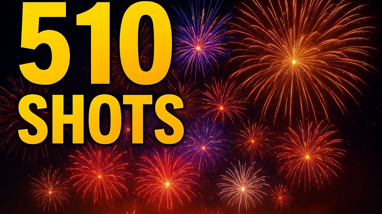 BIGGEST FIREWORKS EXPLOSION 510 Shots !! Sivakasi Crackers Non stop Bursting.