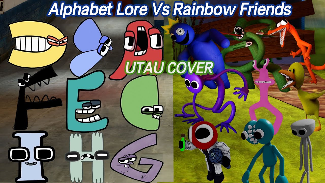 [SWAP] Alphabet Lore Vs All Rainbow Friends Sings Friends To Your End | Alphabet Lore ABCDEFGHI