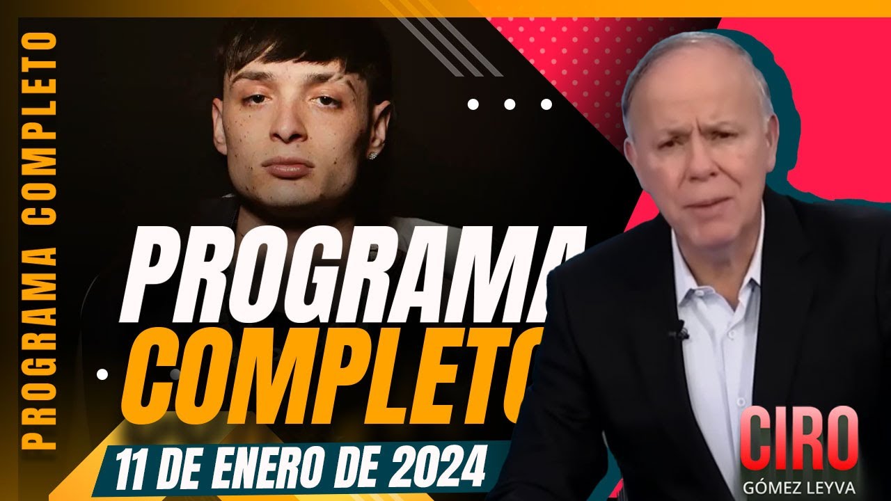Peso Pluma sí se presentará en Viña del Mar | Ciro Gómez Leyva | Programa Completo 11/enero/2024