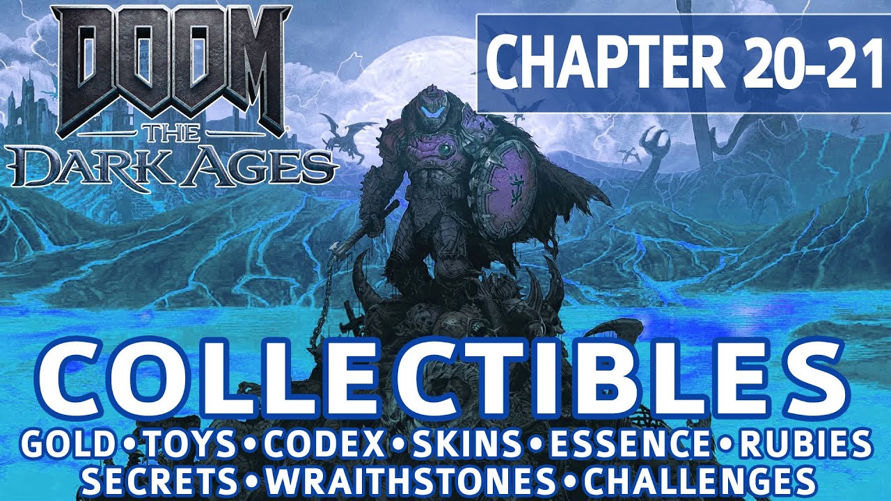 Doom The Dark Ages - Chapter 20 & 21: Resurrection All Collectibles & Gold Locations - 100%
