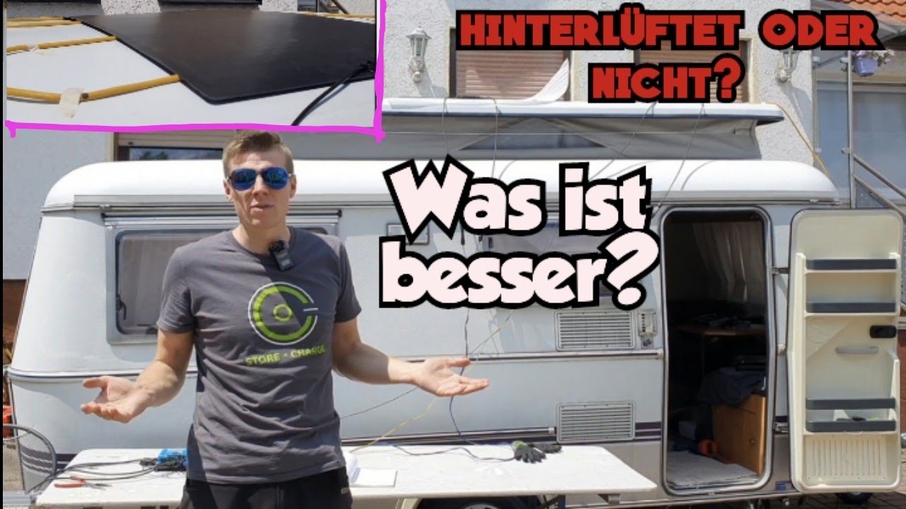 PV Module auf Camper befestigen - Direkt oder mit Abstand zum Dach?
