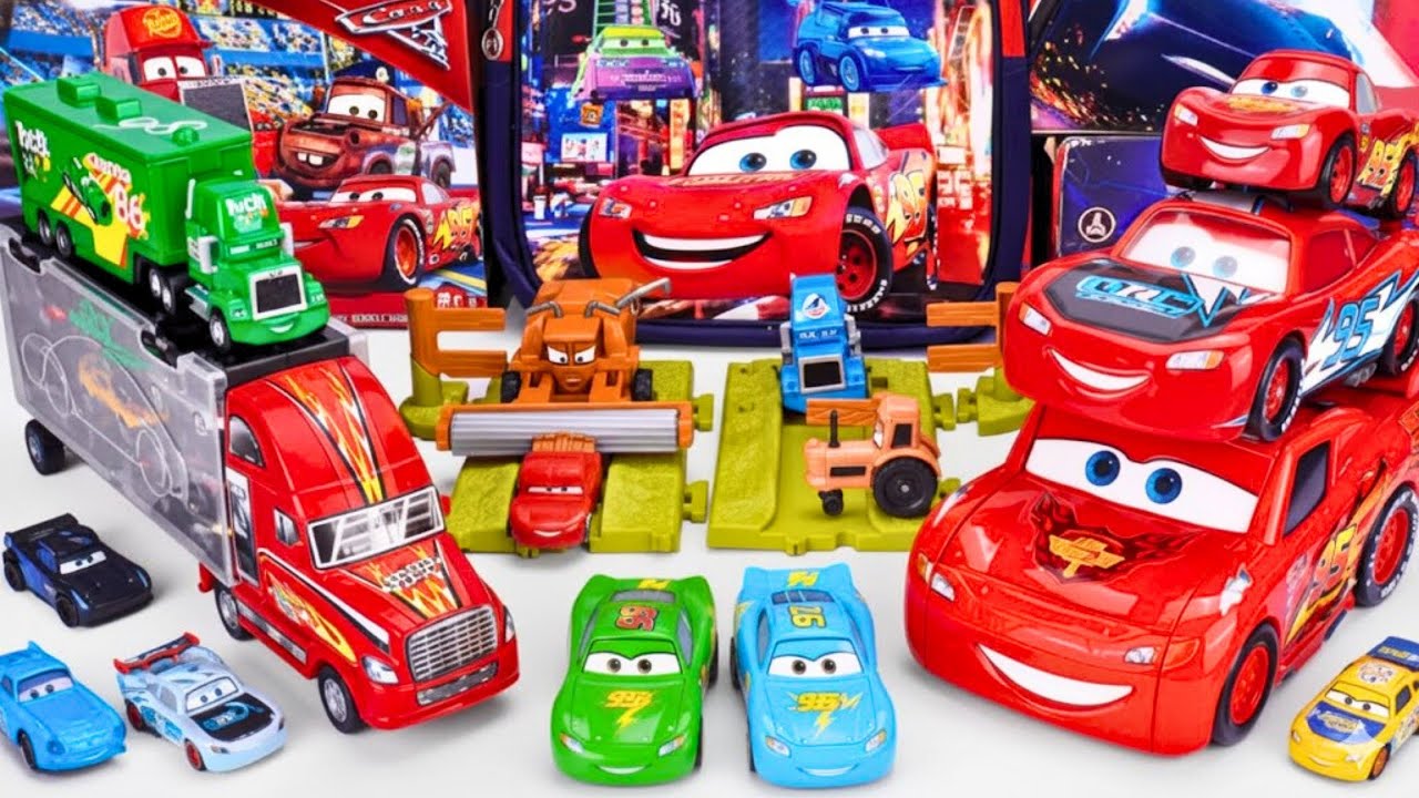 Disney Pixar Cars Unboxing Review | Lightning McQueen, Tow Mater, Chick Hicks, Sally Carrera, Cruz