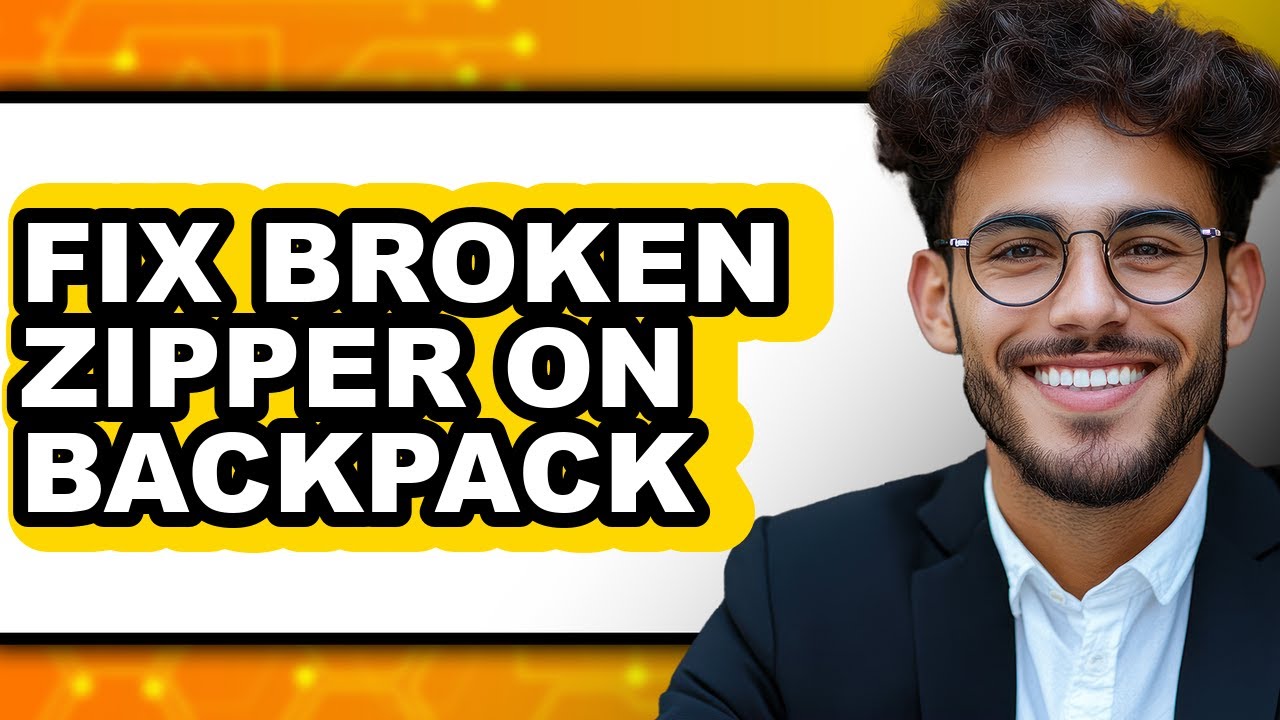 How to Fix a Broken Zipper on Your Backpack