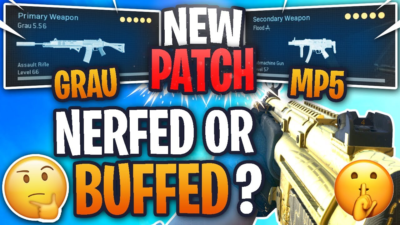 INFINITY WARD LIED?! THEY FORGOT TO NERF THE GRAU / MP5 (INSANE 35 KILL GAMEPLAY WITH NERFED GUNS)