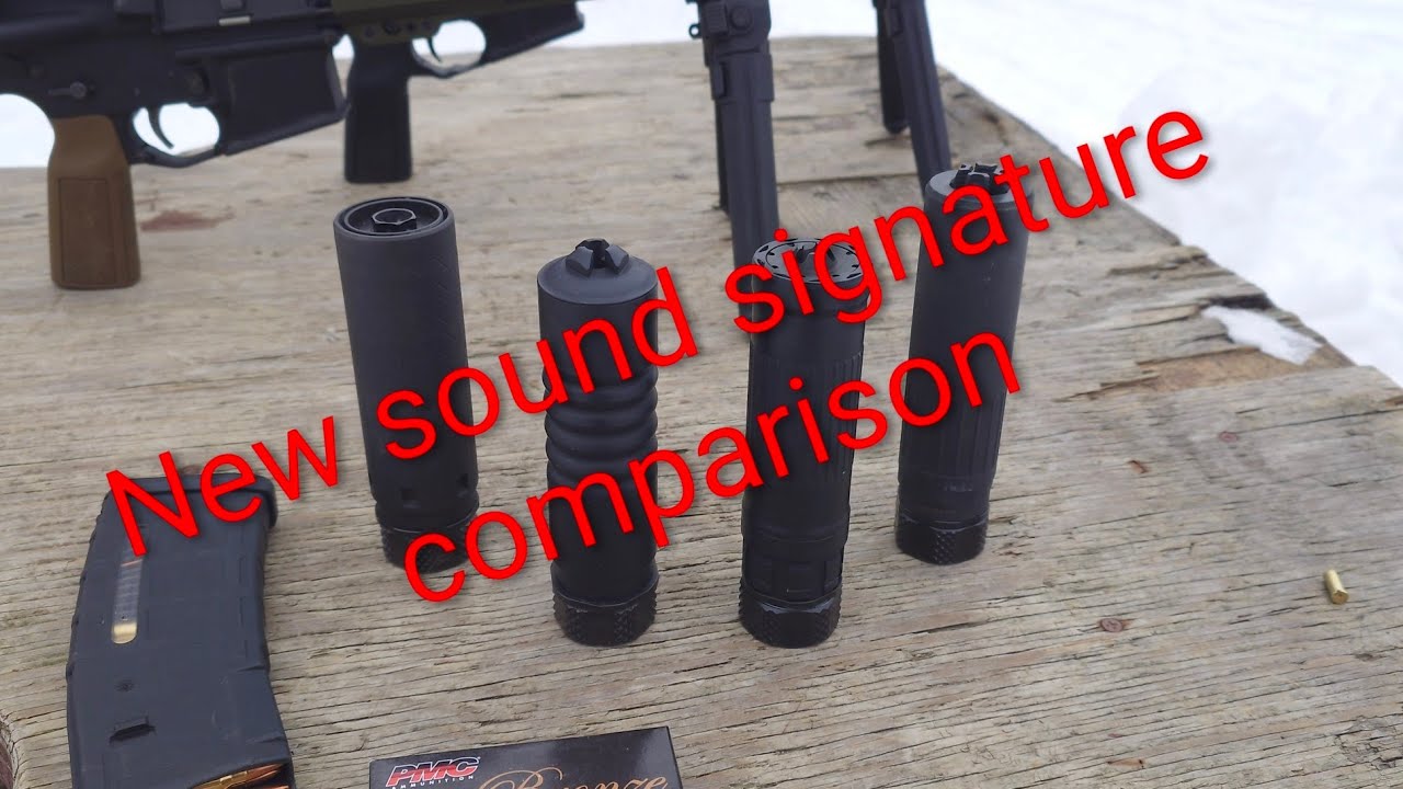 Comparing 556 suppressors from @specterscat @ABsuppressor @bt-usa and @DeadAirSilencers 