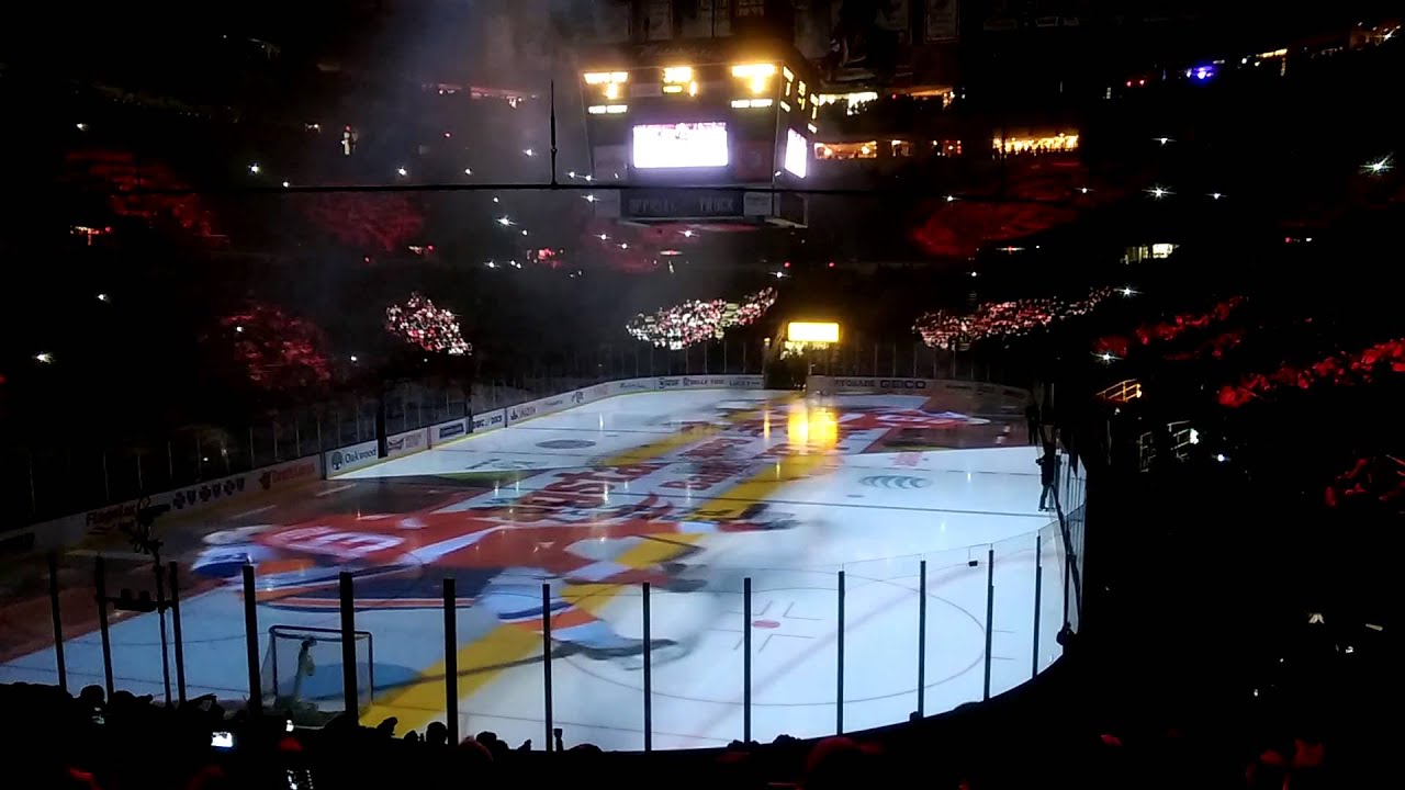 Detroit Red Wings 2015 Playoff Opening Ceremony