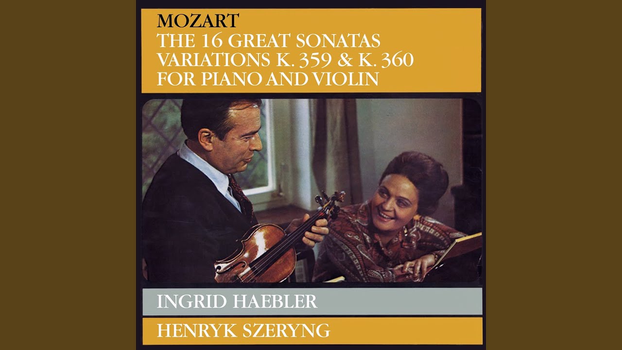 Mozart: Violin Sonata No. 22 in A Major, K. 305 - II. Tema con variazioni: Tema - Var. I/VI