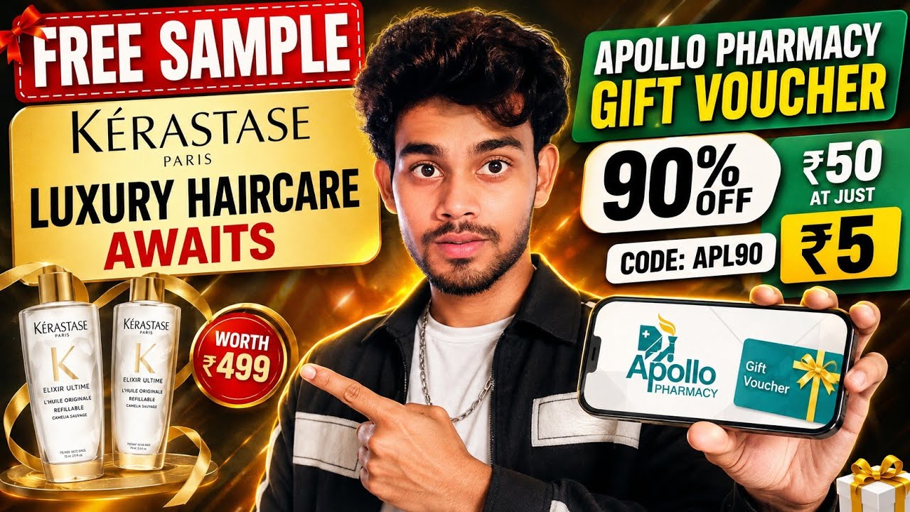 Free Kerastase Paris Hair Serum Sample 🤩 Claim Now | Apollo $0.60 Gift Card @ $0.06 | 90% OFF Vou...