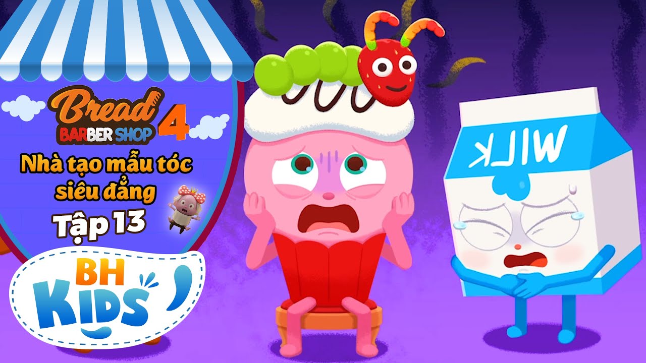 Nh&agrave; Tạo Mẫu T&oacute;c Si&ecirc;u Đẳng - Tạo Mẫu Cho Người Mẫu - Hoạt H&igrave;nh BreadBarbershop EP13 SS4