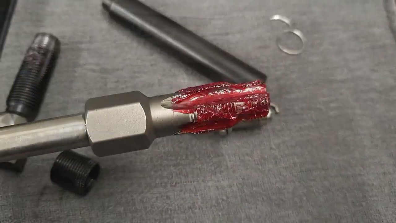 How to repair spark plug threads #automotive
