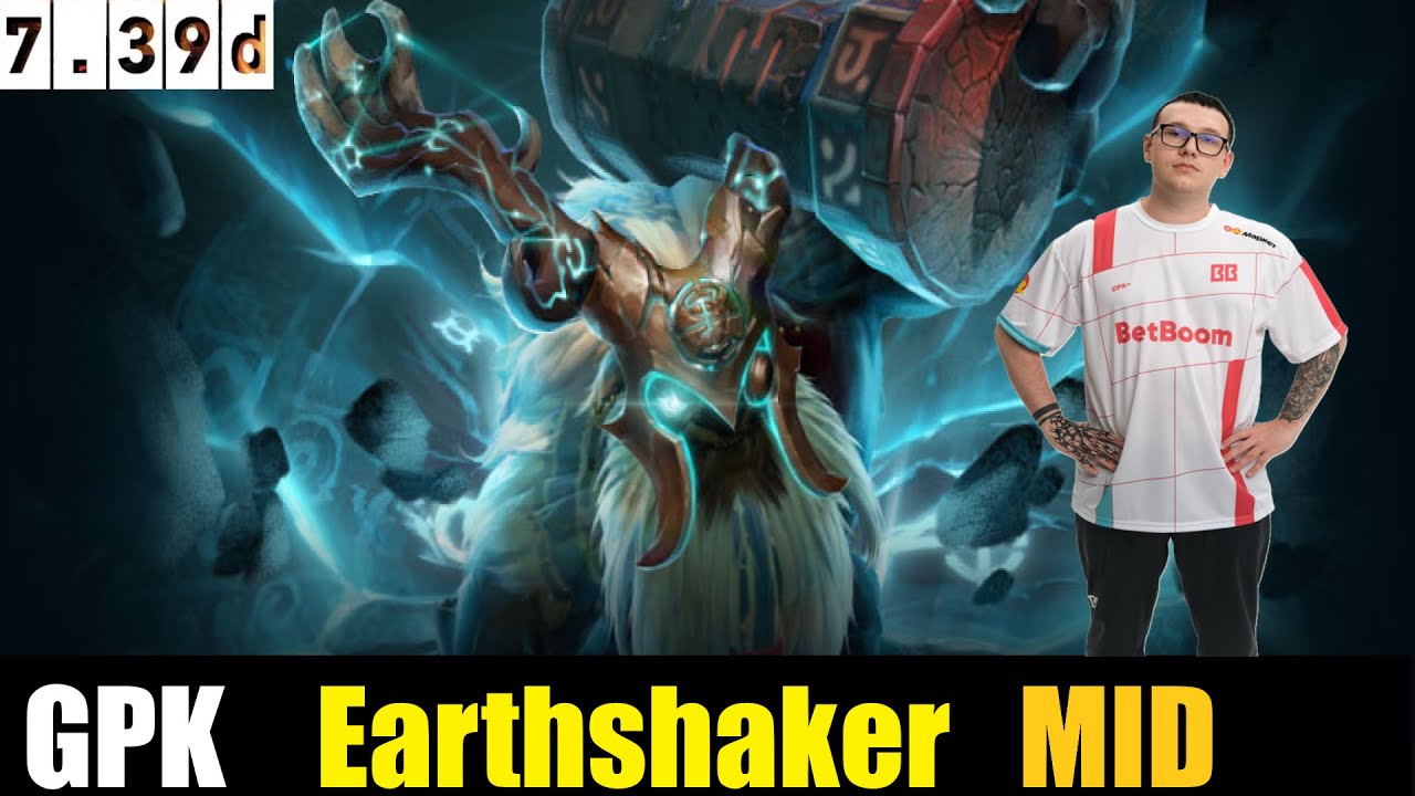 🤯 GPK[Earthshaker] MID 7.39D - DOTA 2 HIGHEST MMR MATCH#dota2    #dota2gameplaypro