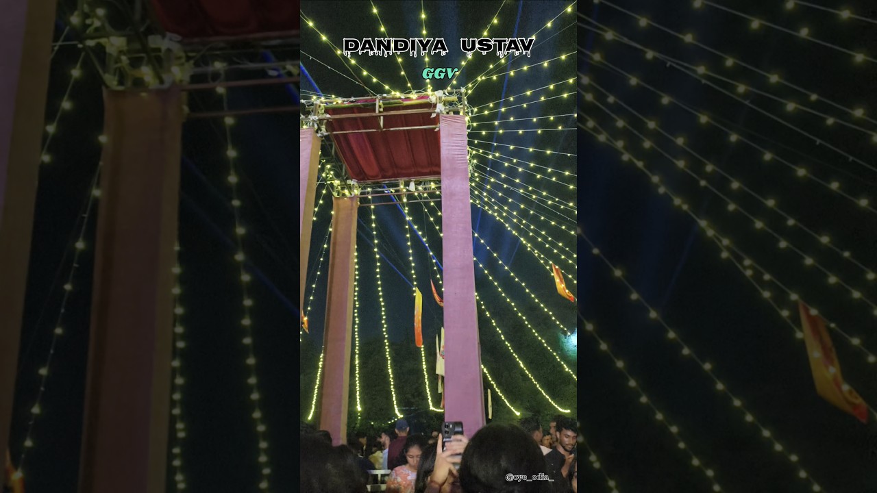 Dandiya night celebrate at Ggu #ggv #university