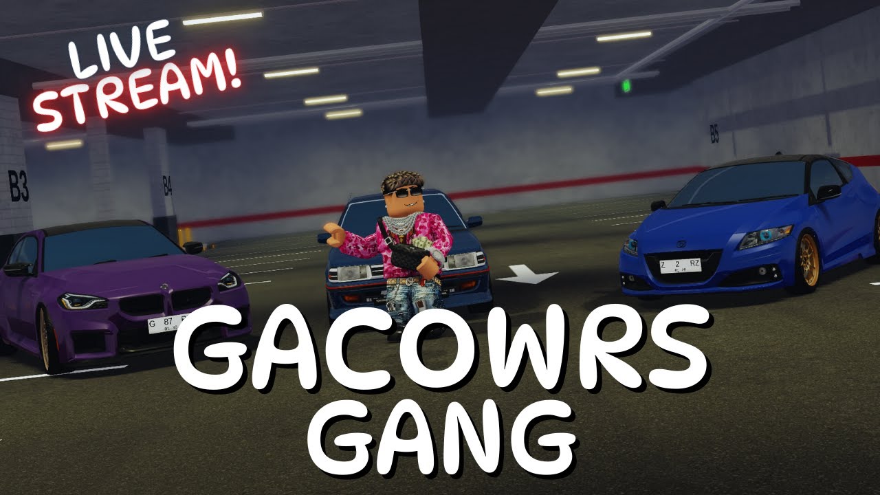 🔴 LIVE CDID ROBLOX – GACOWRS GANG MODIF MOBIL WEEKLY CAR V2.4 MINGGU KE-4! 🔥