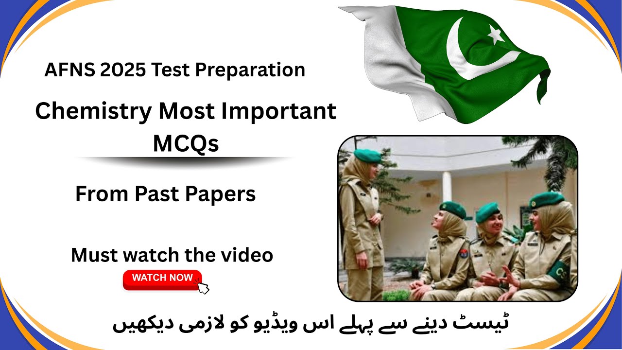 Chemistry Part-1 Most Important Questions for AFNS Test #afns #afnstest #chemistry #chemistrytest
