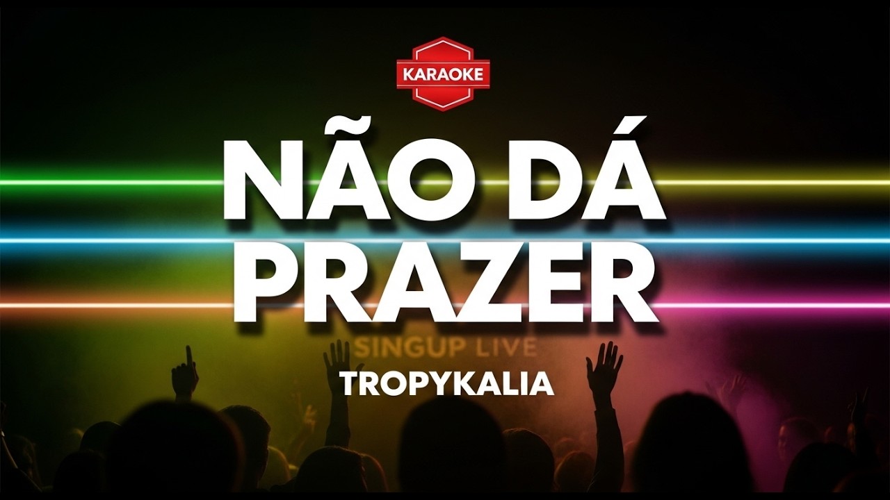 NÃO DÁ PRAZER! 💔 Forrozão Tropykália - Karaokê SEM VOZ