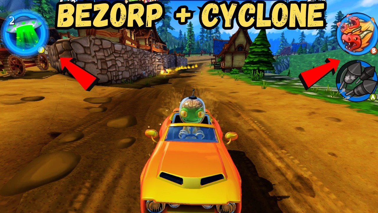 Bezorp Driver + Cyclone Car Dominates League Rules  Beach Buggy Racing 2 🔥