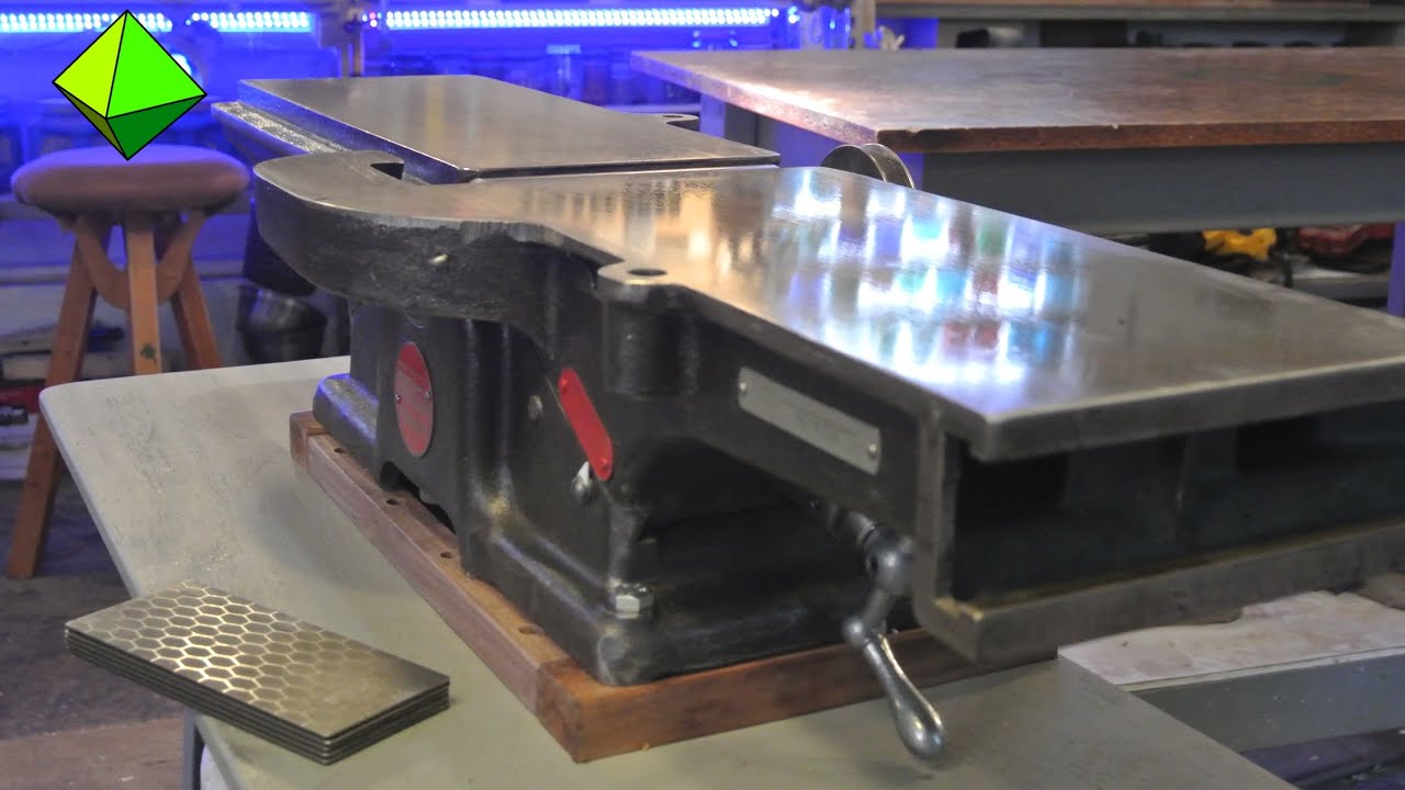 Реставрация Delta Jointer 1940-х годов: восстановление поверхности плоскостей