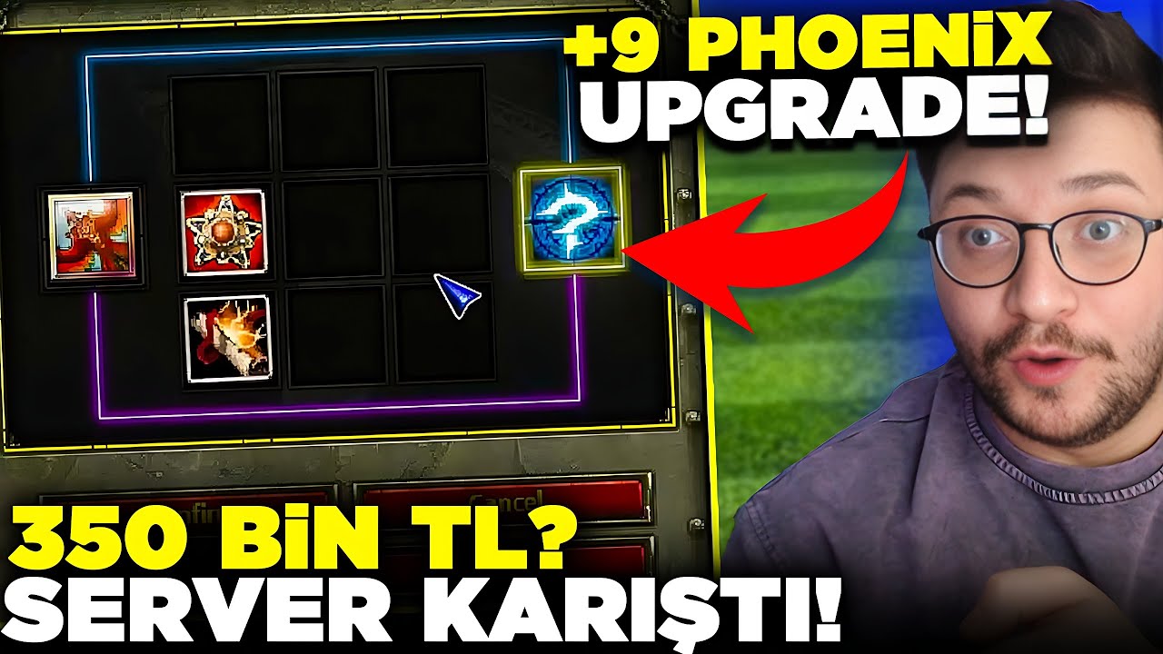 +9 PHOENİX BOW UPGRADE! ANVİL YERİNDEN OYNADI! SERVER KARIŞTI! | Knight Online