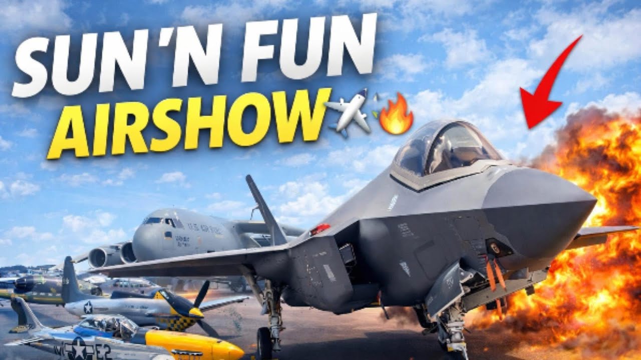 Sun ’n Fun Airshow Experience ✈🔥 | Jets, WWII Legends & Night Show