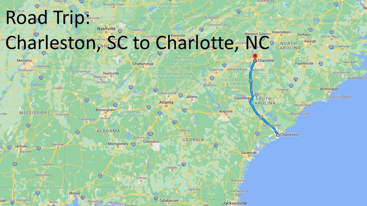 Road Trip: Charleston, SC to Charlotte, NC