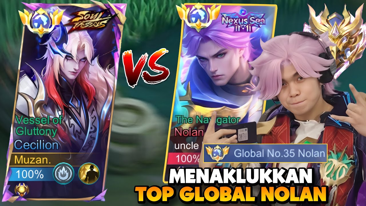 MENEGANGKAN!! Tim Terbantai Top Global NOLAN  😱 Match HARDGAME Full Adu Skill | MLBB 