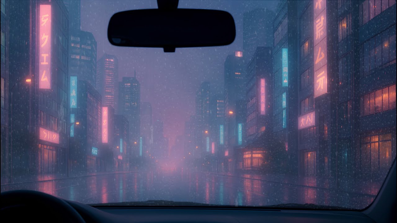Atmospheric Synthwave for Work – Neon Streets in Neo-Tokyo 🏢