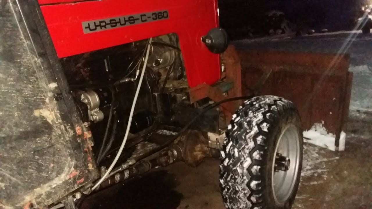 Budowa przedniego napędu ursus c360 4x4  krok po kroku cz4 składanie wszystkiego na gotowo.