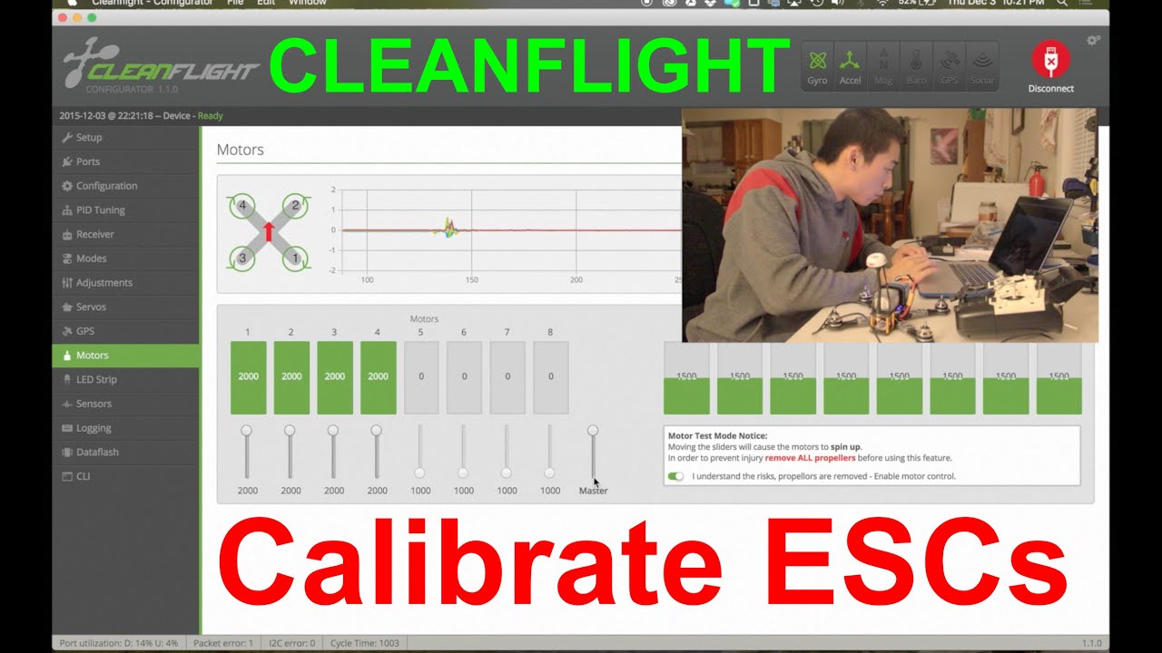 Calibrate ESC with Cleanflight plus tips!