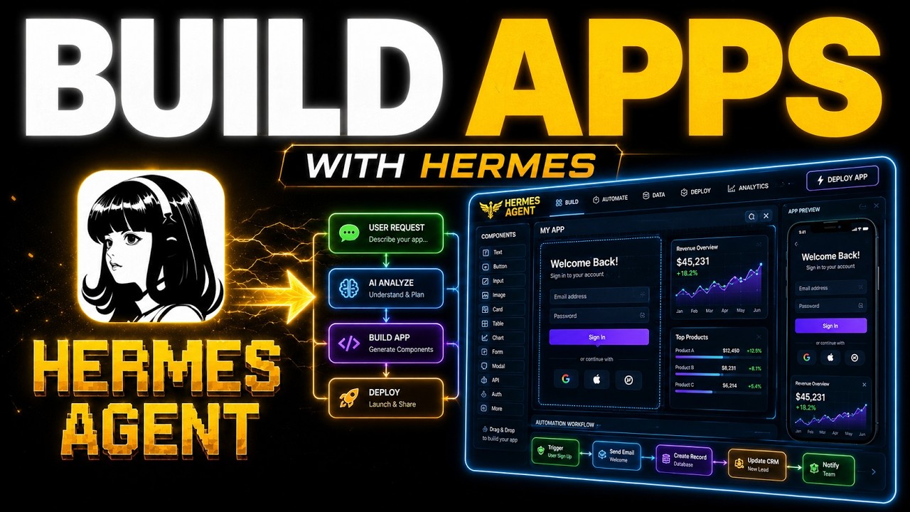 Новый конструктор приложений Hermes Agent &mdash; это просто БЕЗУМИЕ!