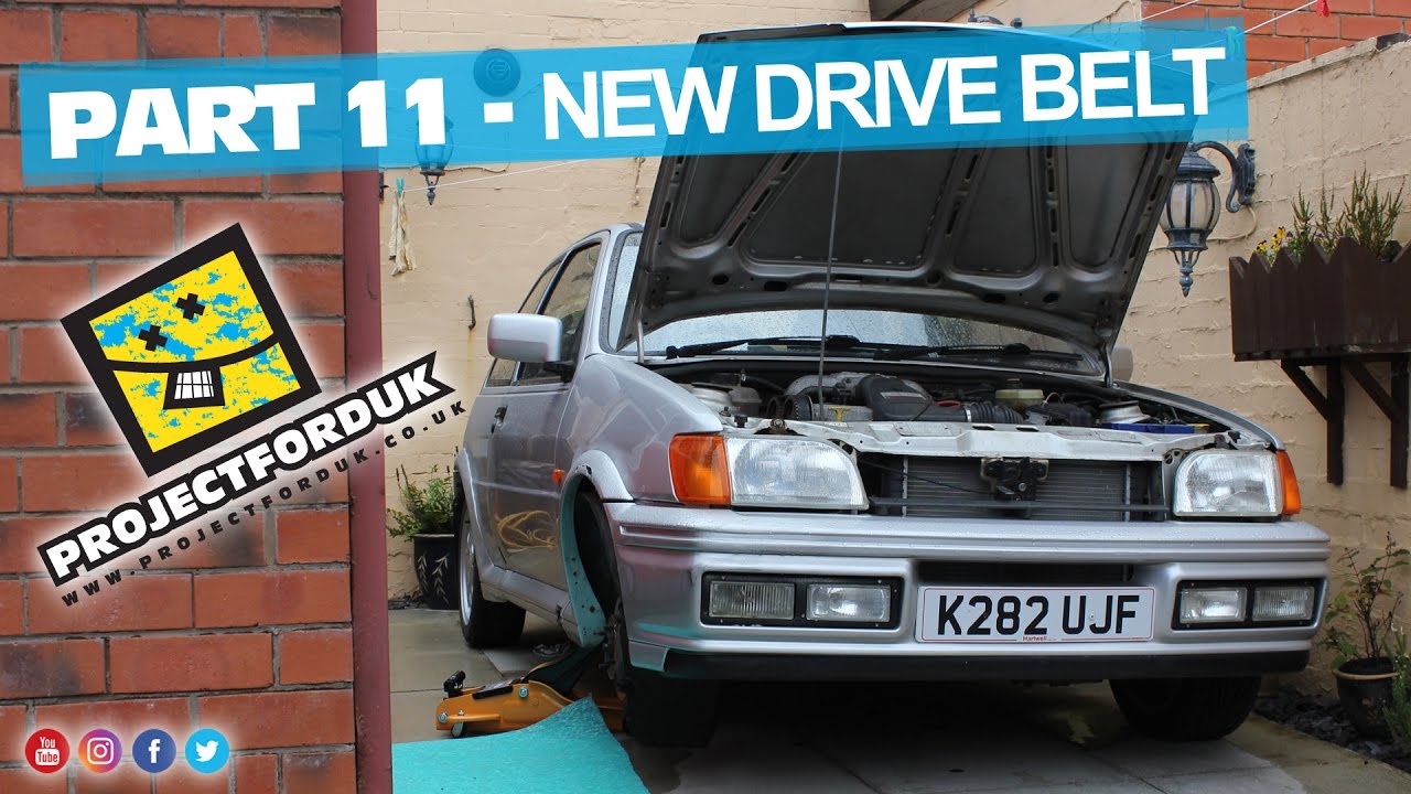 Part 11 - New Drive Belt - 1993 Ford Fiesta RS 1800 / Turbo Restoration Project - HD