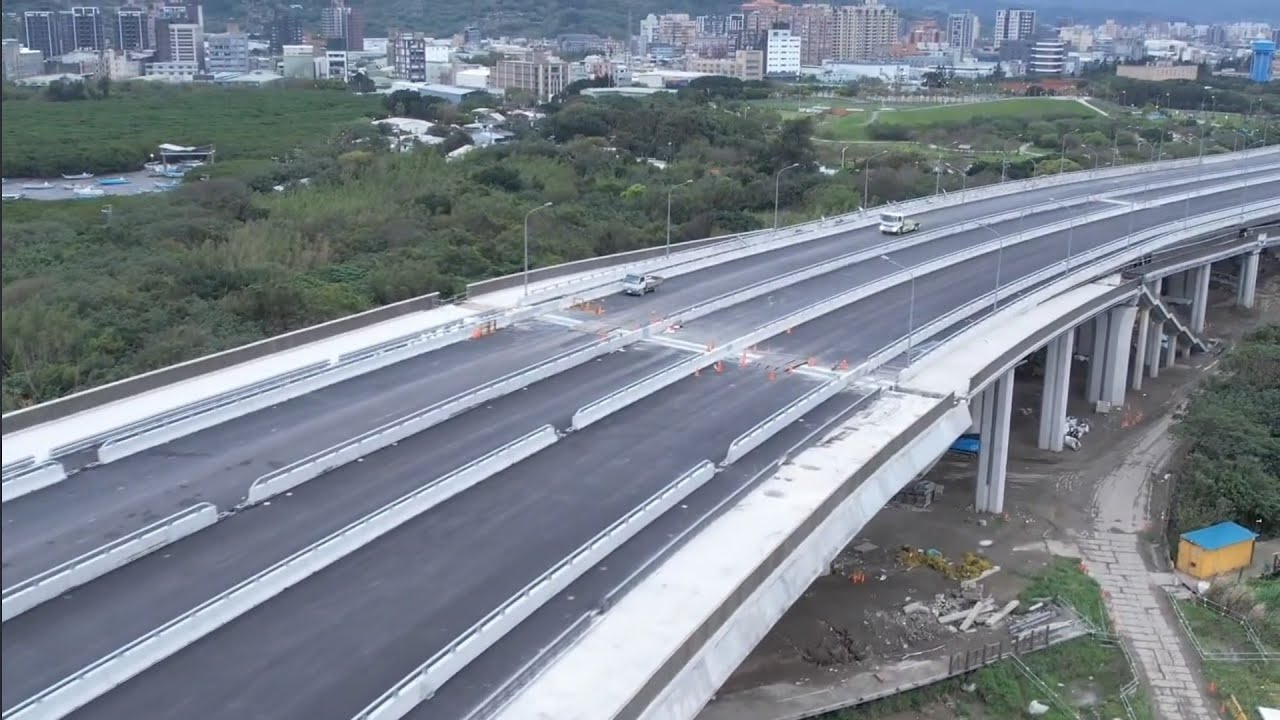 2026.03.04  淡江大橋工程 八里端  各區最新進度概況 空拍直播