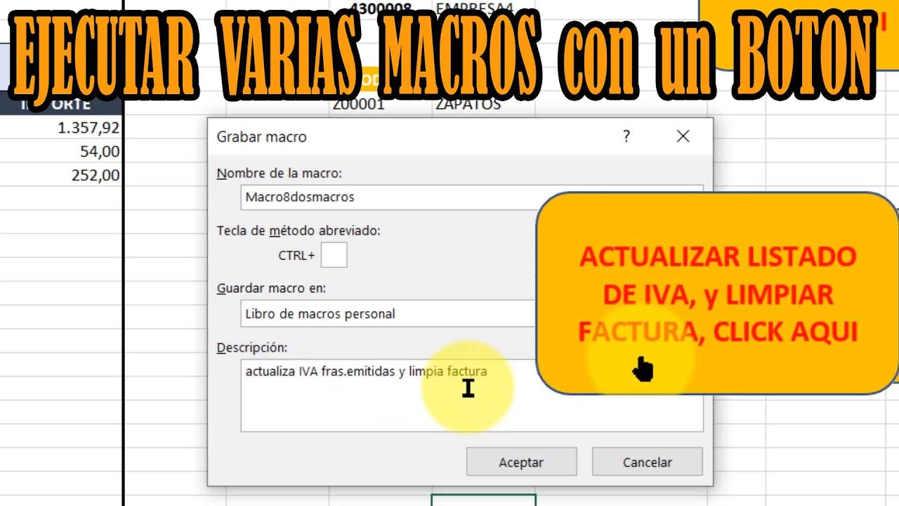 EJECUTAR varias MACROS con un solo BOTON