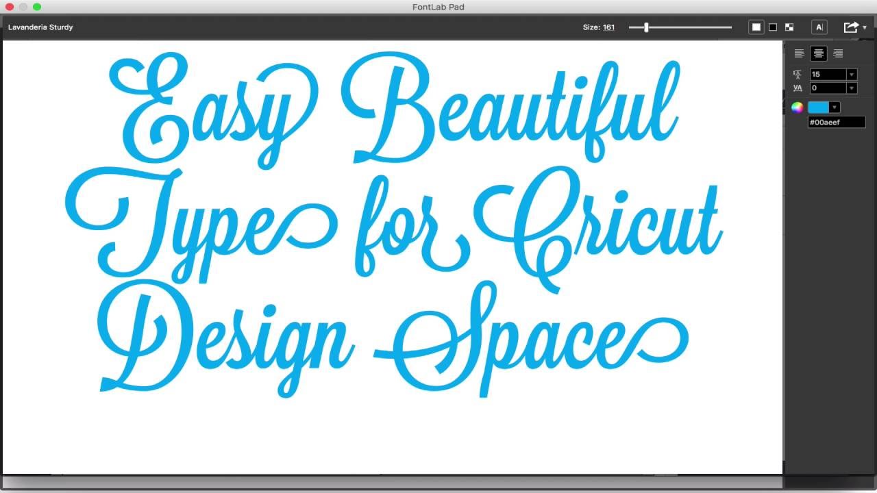 Простой и красивый текст для Cricut Design Space