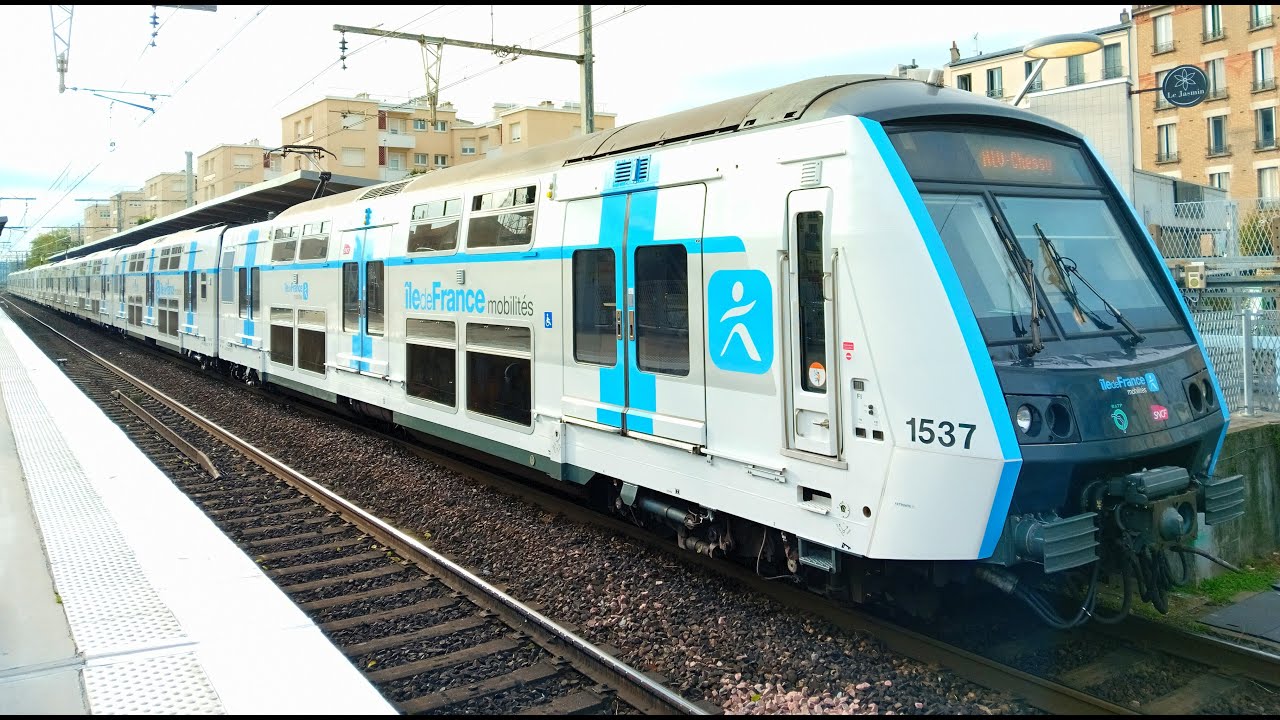 RER🟥Ligne A🟥🚈MI2N Altéo rénové IDFM : Saint-Germain-en-Laye➡️Marne-la-Vallée - Chessy + Aperçu rame