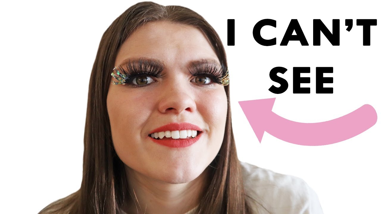 Wearing the World's Longest Eyelashes for 24 Hours!