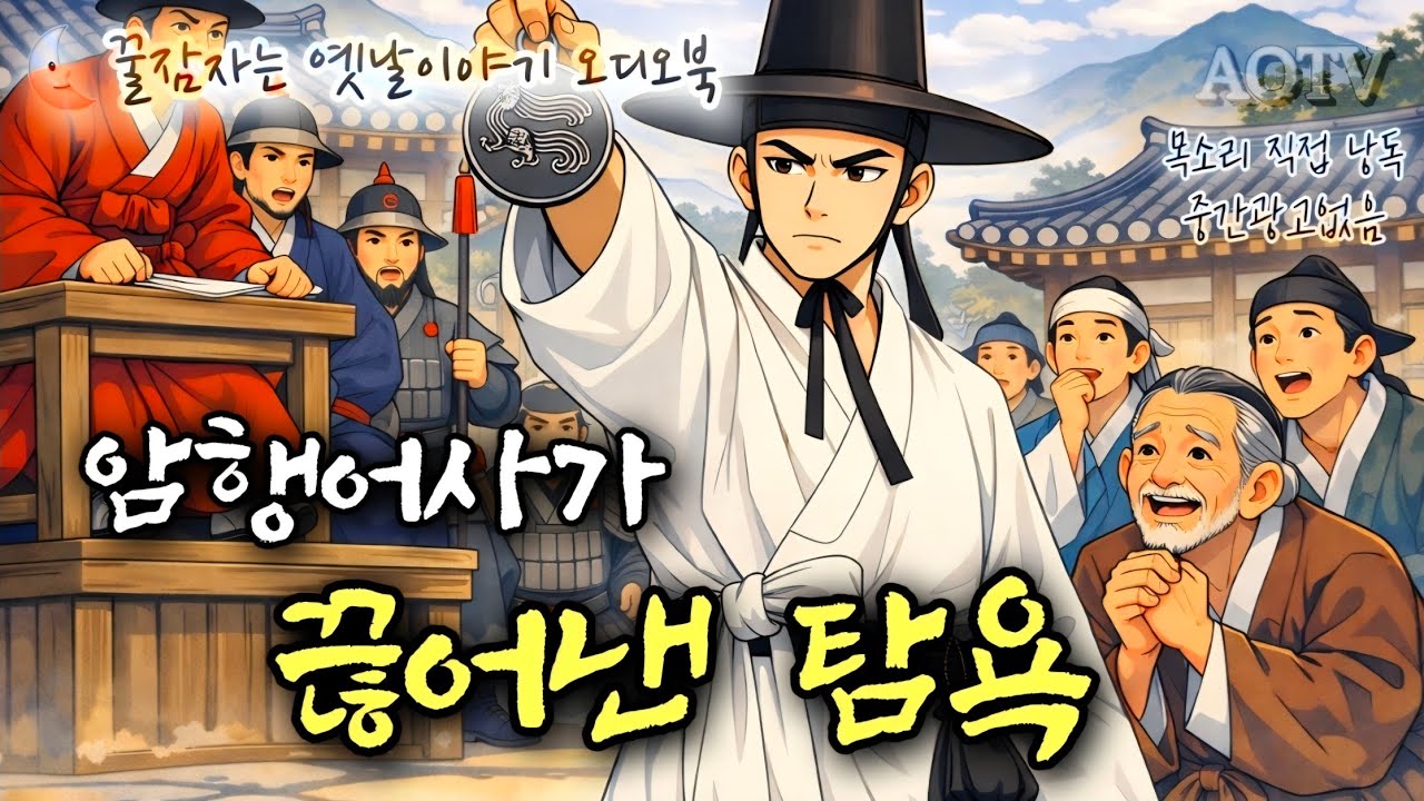 🌜암행어사가 끊어낸 탐욕 등 옛날이야기 3편, 중간광고없는 잠자리동화, 어른 전래동화, 수면동화, 민담, 설화, 오디오북