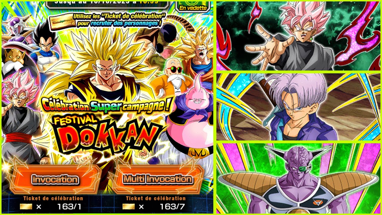 INVOCATION TICKET DE CÉLÉBRATION DS MÉMORABLES DOKKAN BATTLE !!! ON EST FULL RENTABLE 