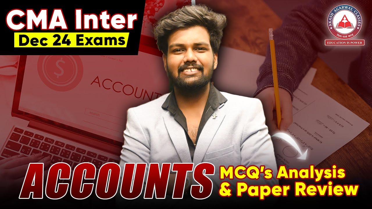 CMA Inter Dec 2024 Exams- FINANCIAL ACCOUNTING Paper Review & MCQ's Analysis !